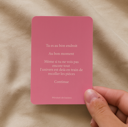Cartes d’affirmation – Ton boost mindset au quotidien